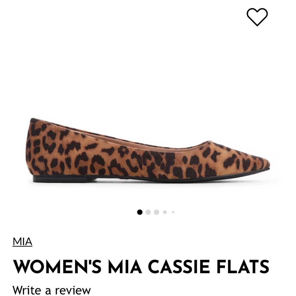 MIA Women's Cassie Animal Print Flats